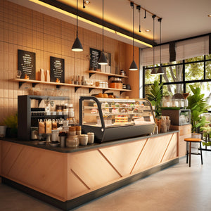 Wilprep 48-inch countertop display refrigerator for bakery