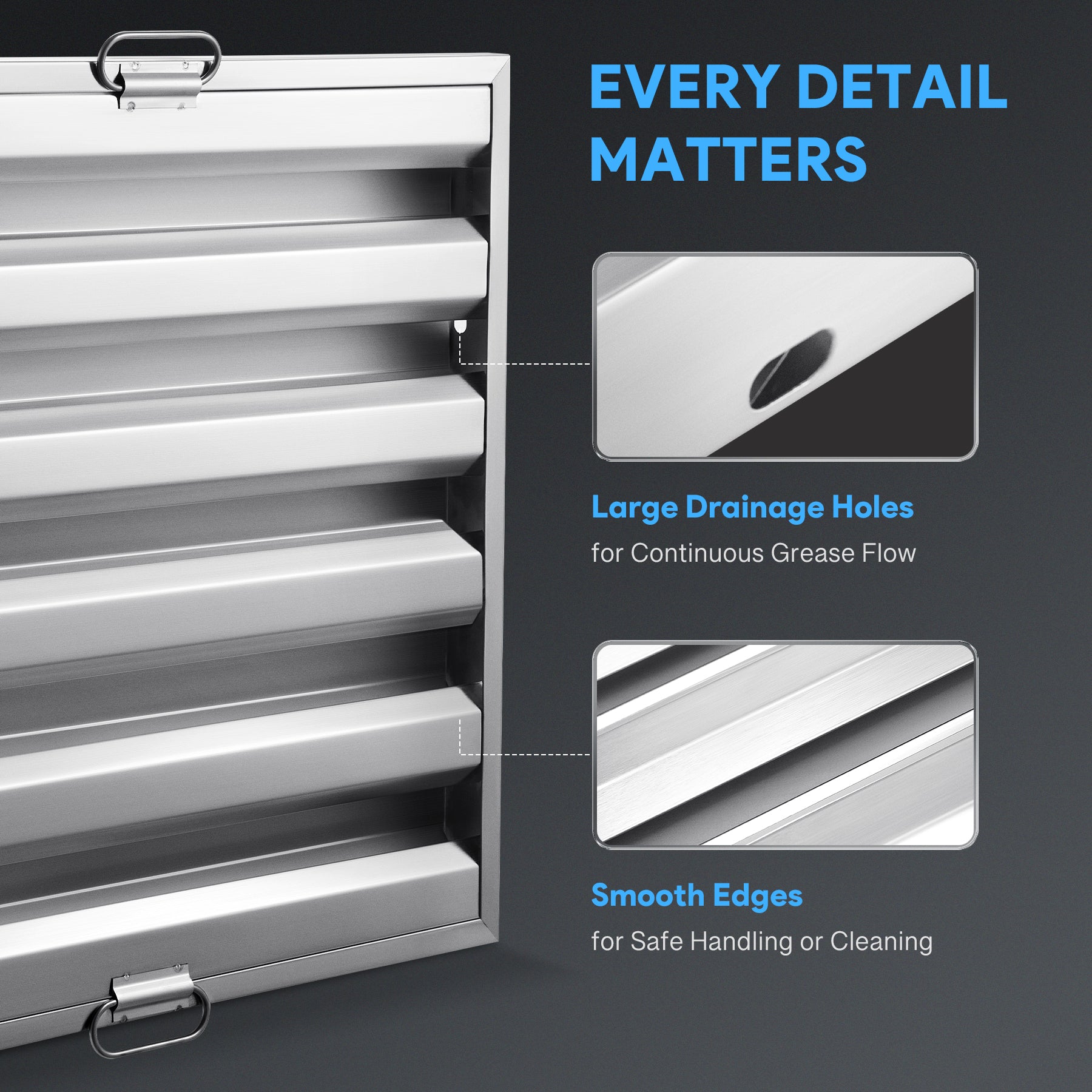 Commercial Stainless Steel Hood Filters