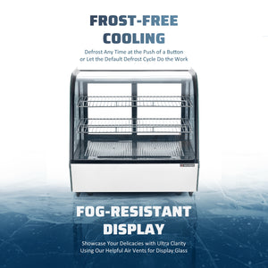 Wilprep 28-inch countertop refrigerated display case