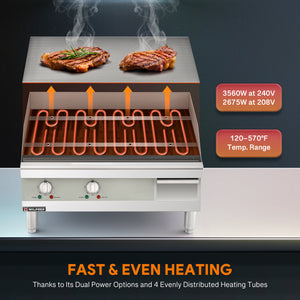 Tabletop Griddle Electric