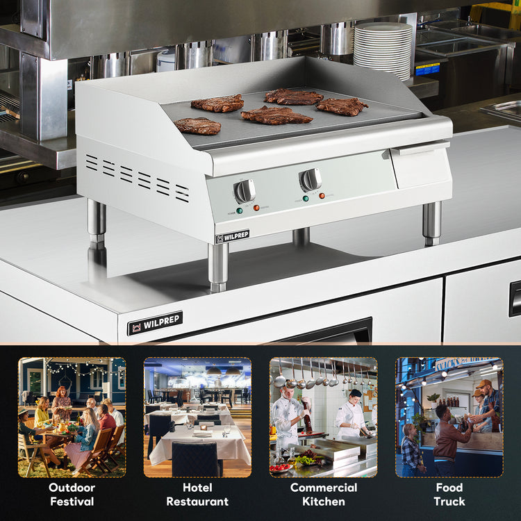 Electric Griddle Grill Combo
