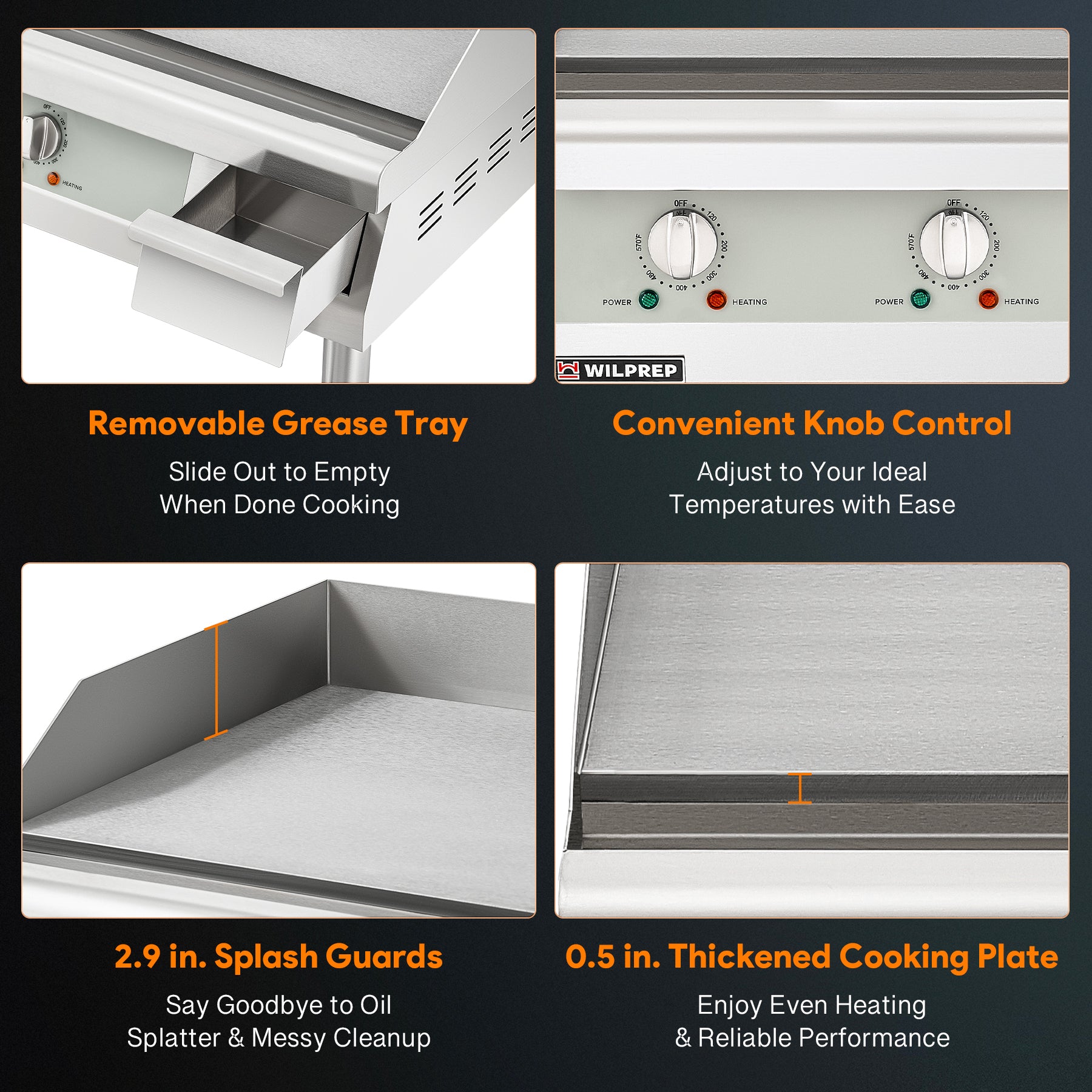 Electric Outdoor Griddle Grill