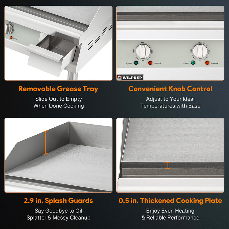 Electric Outdoor Griddle Grill