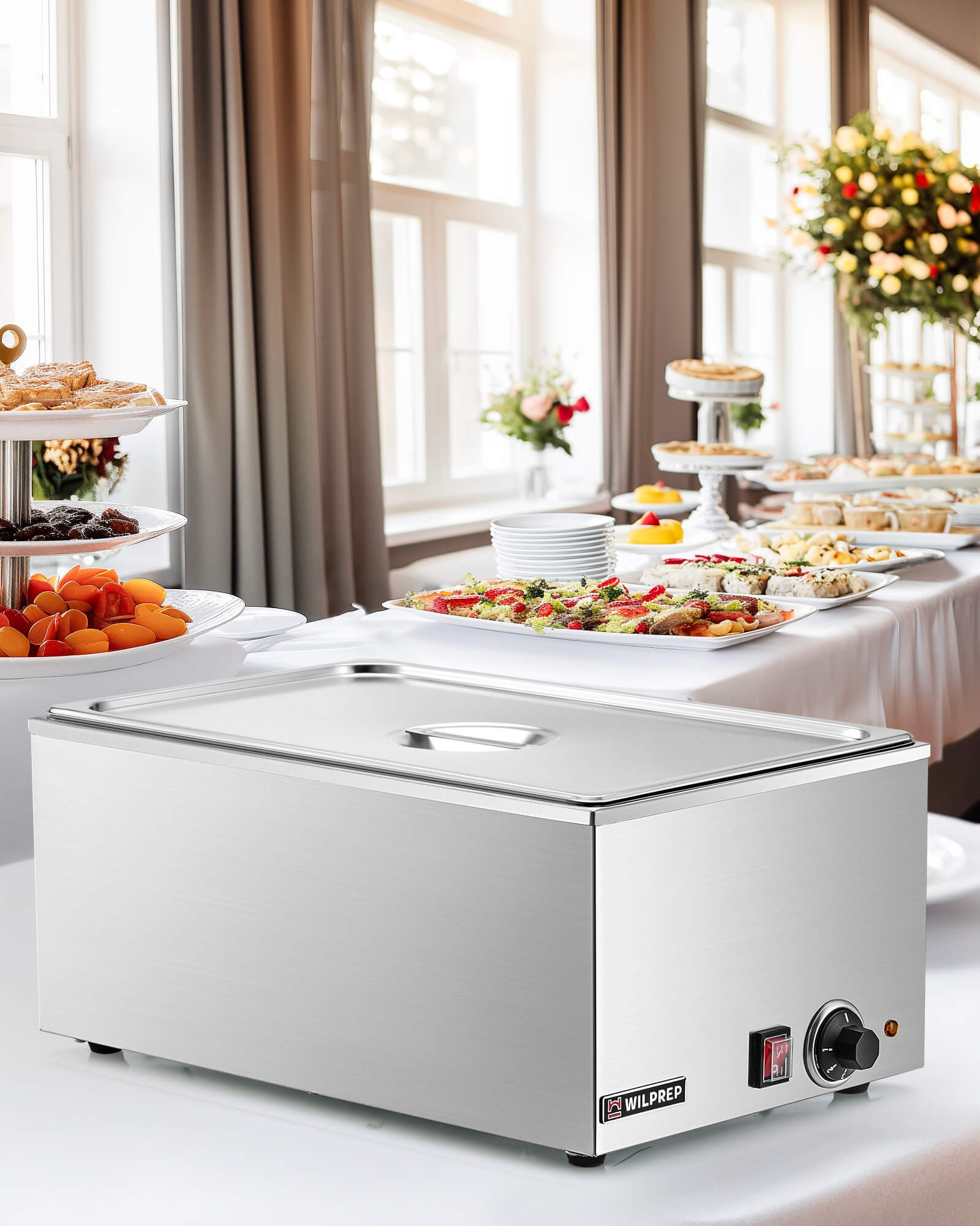 Countertop Bain Marie Food Warmer