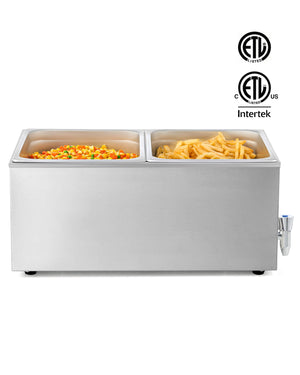 Electric Countertop Dual Food Warmer