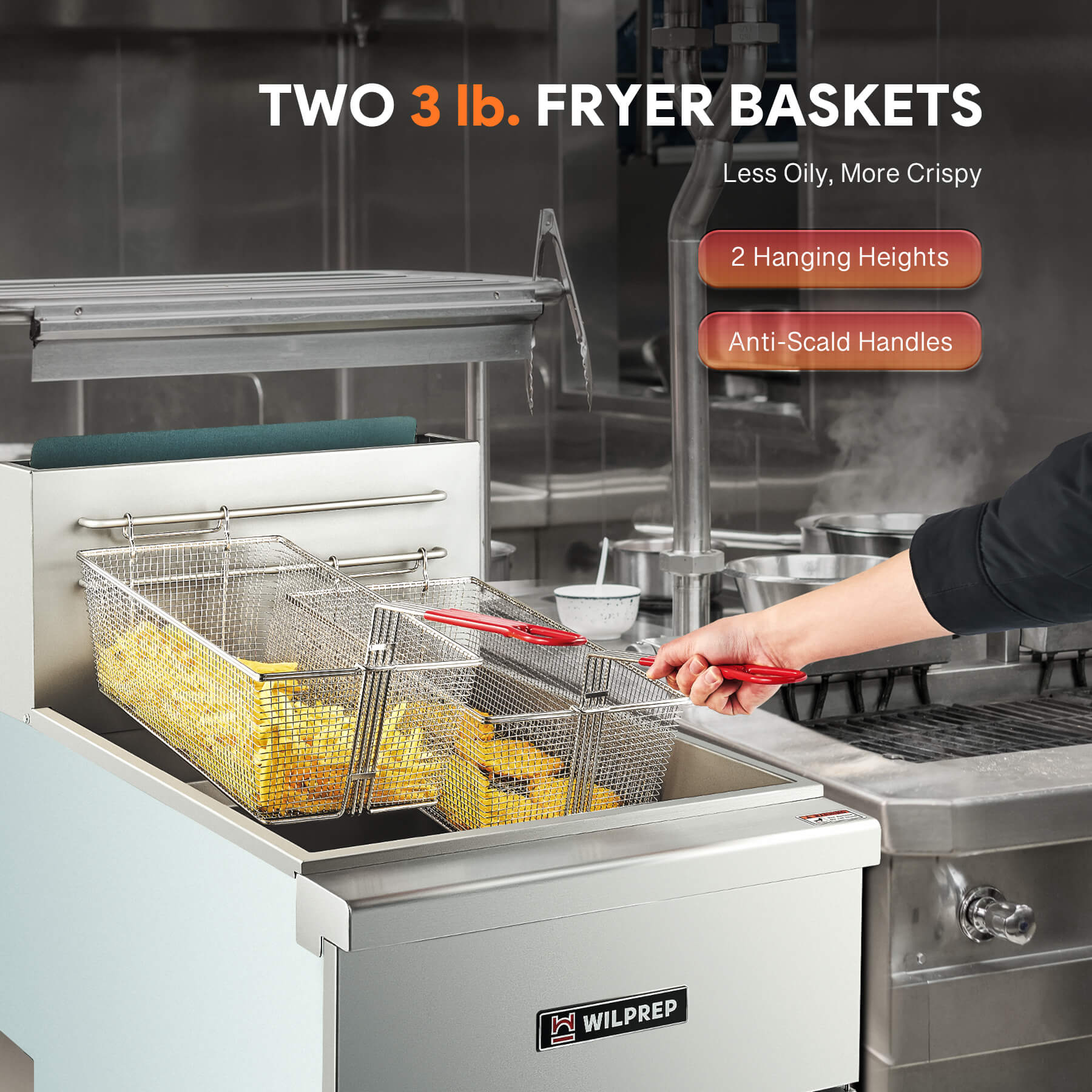 Stainless Steel Floor Fryer