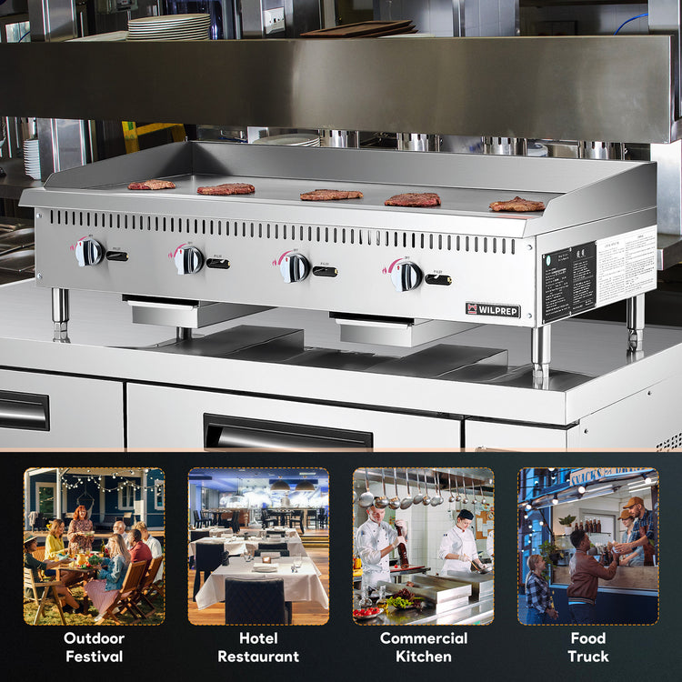 Propane Gas Griddle Grill