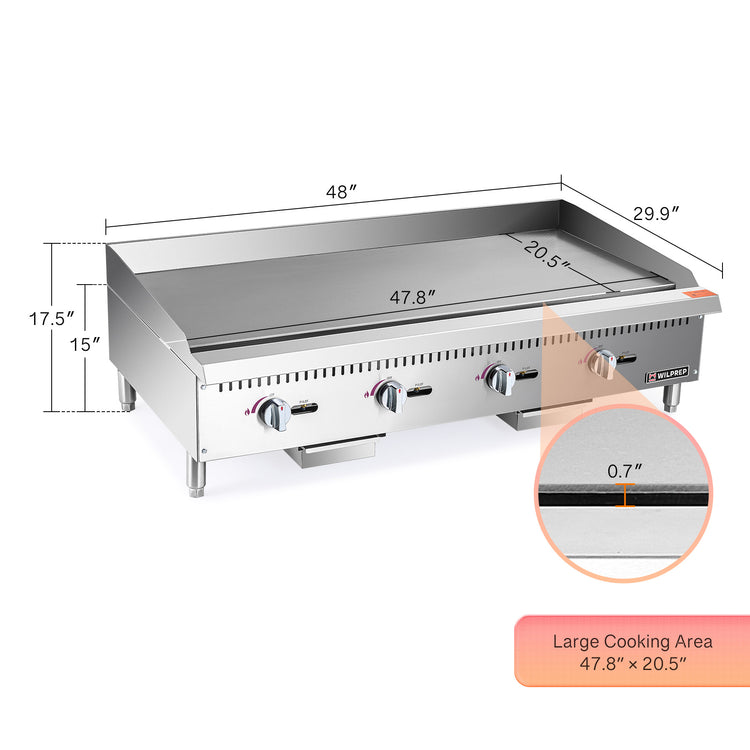 Natural Gas Griddle Outdoor