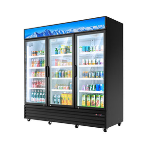 Wilprep 3 door commercial refrigerator