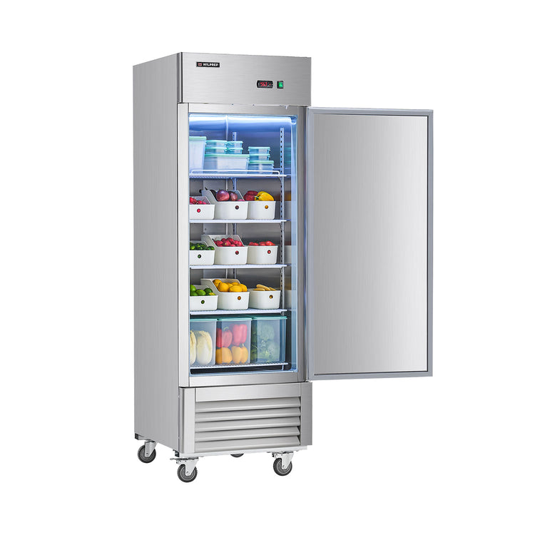 Single Door Reach in Refrigerator