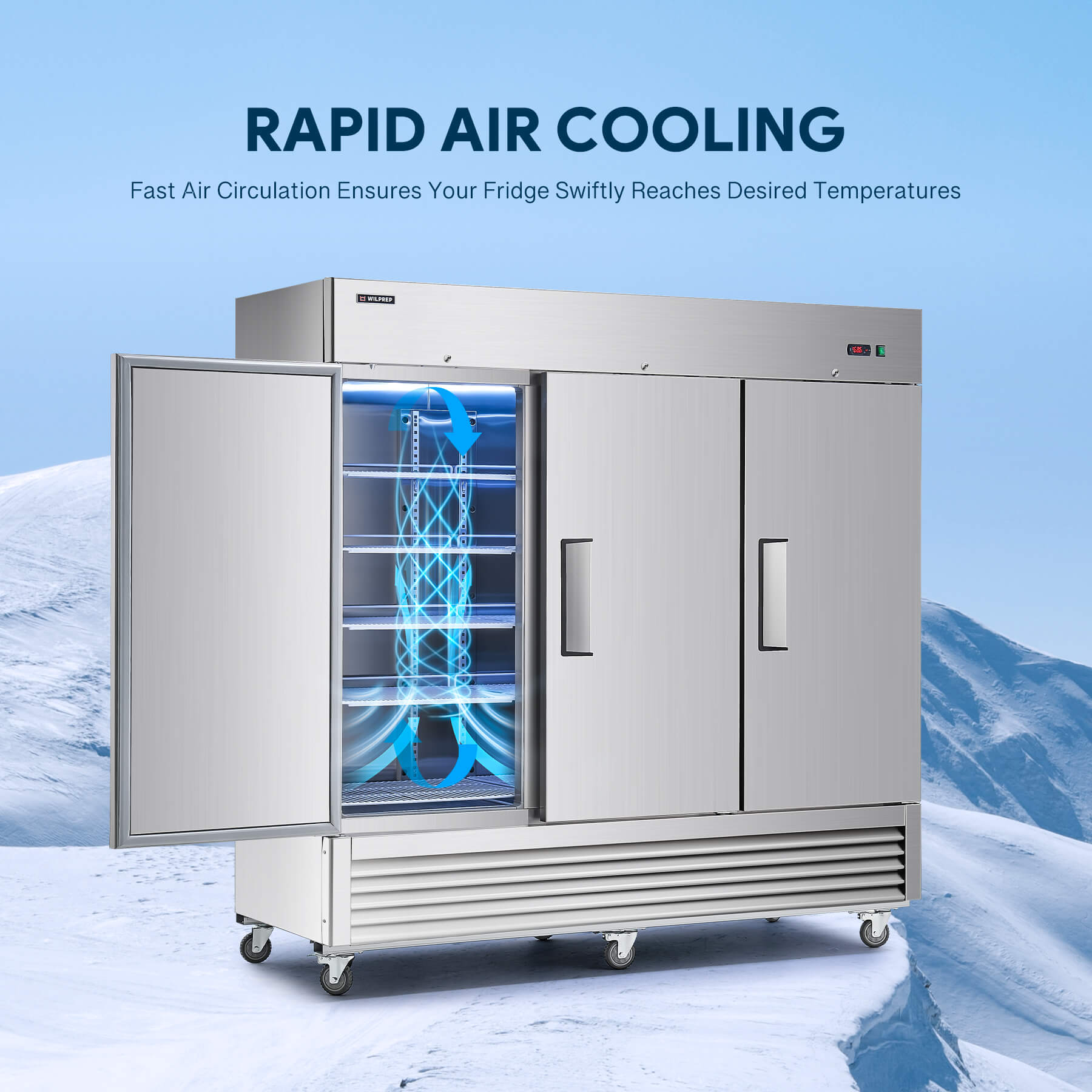 Commercial Reach in Refrigerator