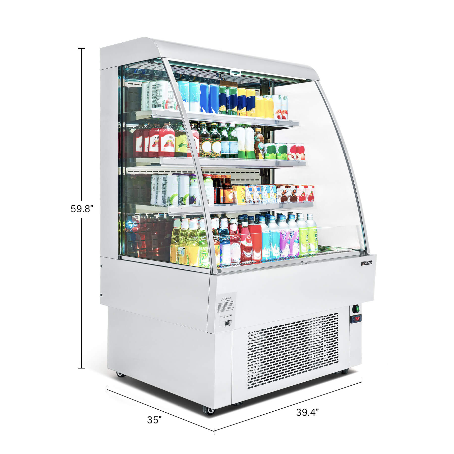 Vertical Open Air Merchandiser Refrigerator