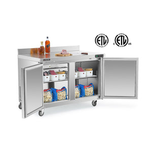 Wilprep 48-inch worktop freezer