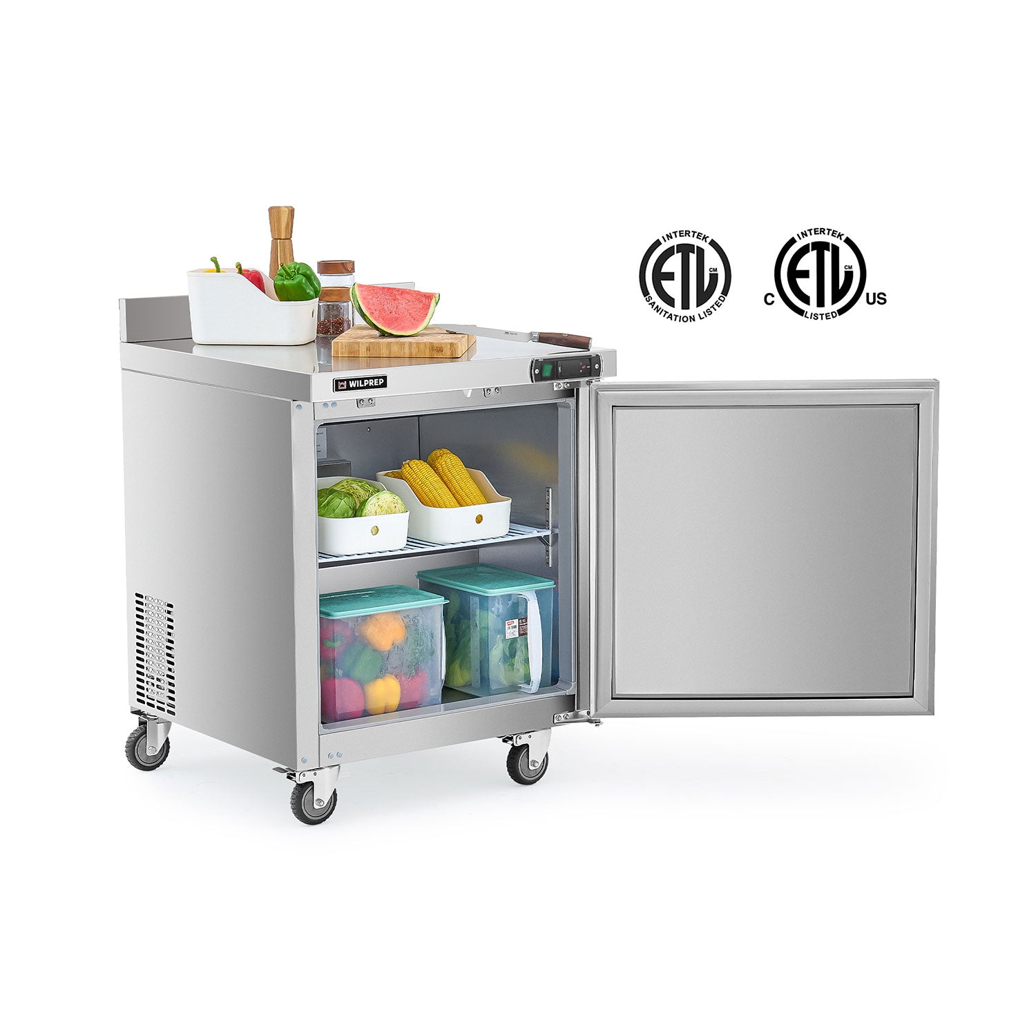 Wilprep 28-inch undercounter worktop refrigerator