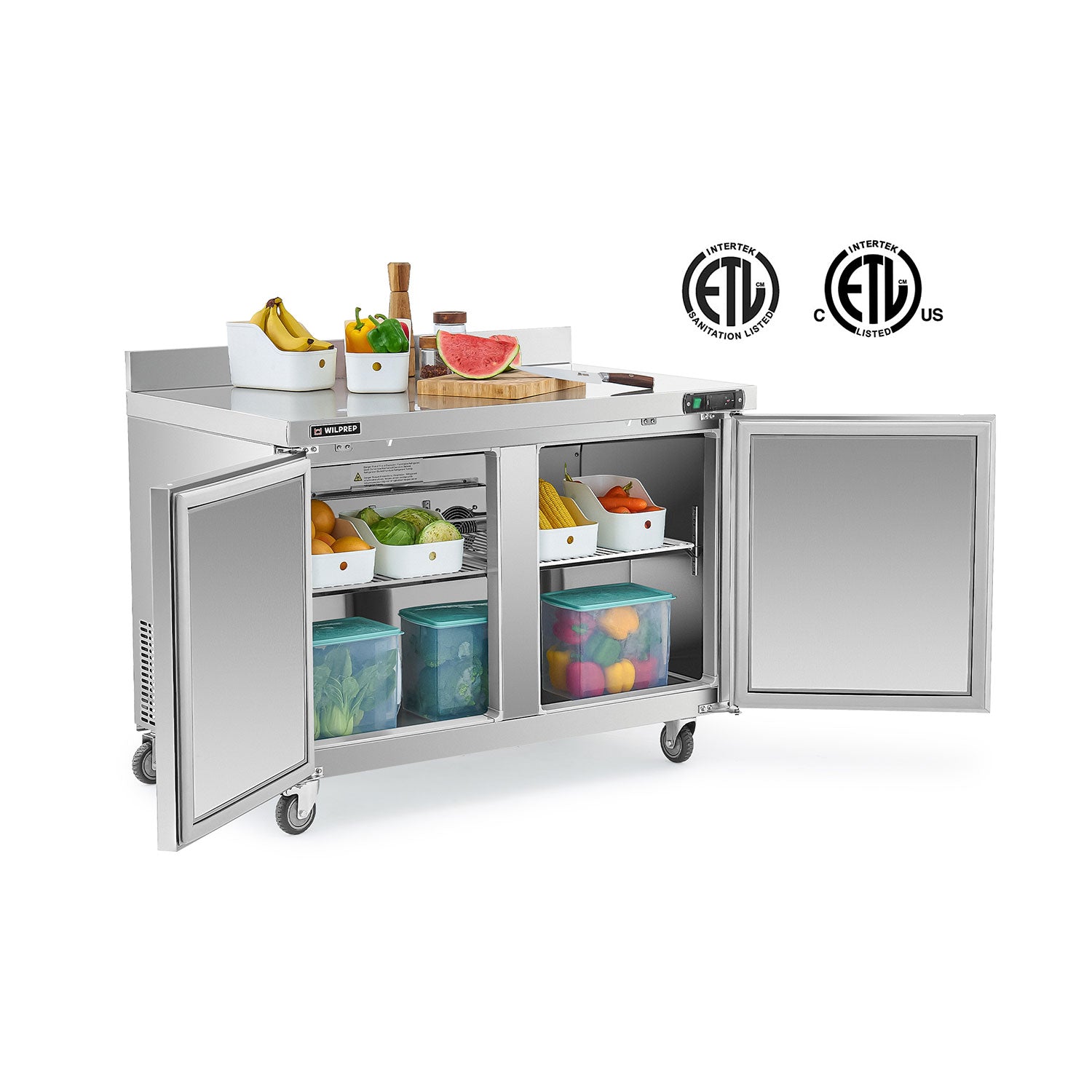 Wilprep 48 inch undercounter worktop refrigerator