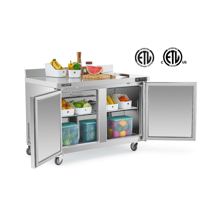 Wilprep 48 inch undercounter worktop refrigerator