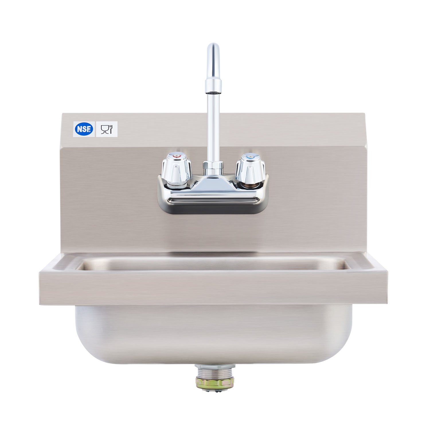 Stainless Steel Wall Mount Gooseneck Faucet