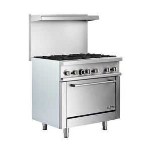 6 Burner Propane Stove With Oven