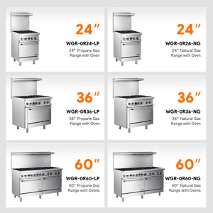 Liquid Propane 10 Burner 60" Range