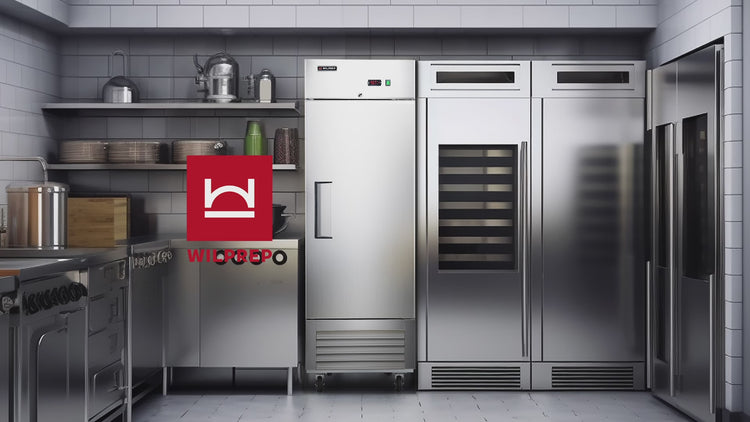 Double Door Reach in Refrigerator