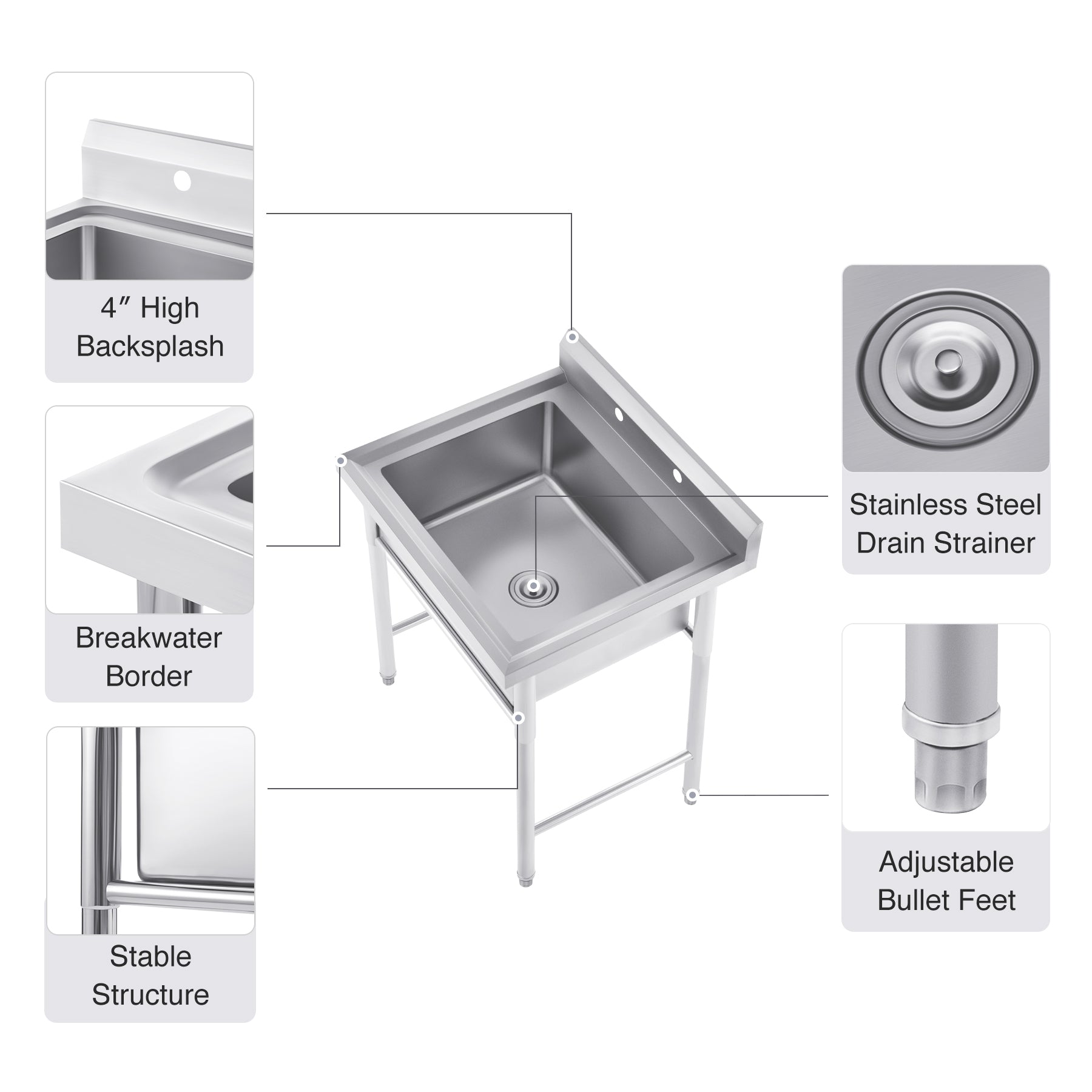Single Deck Utility Mobile Display Case for Deli
