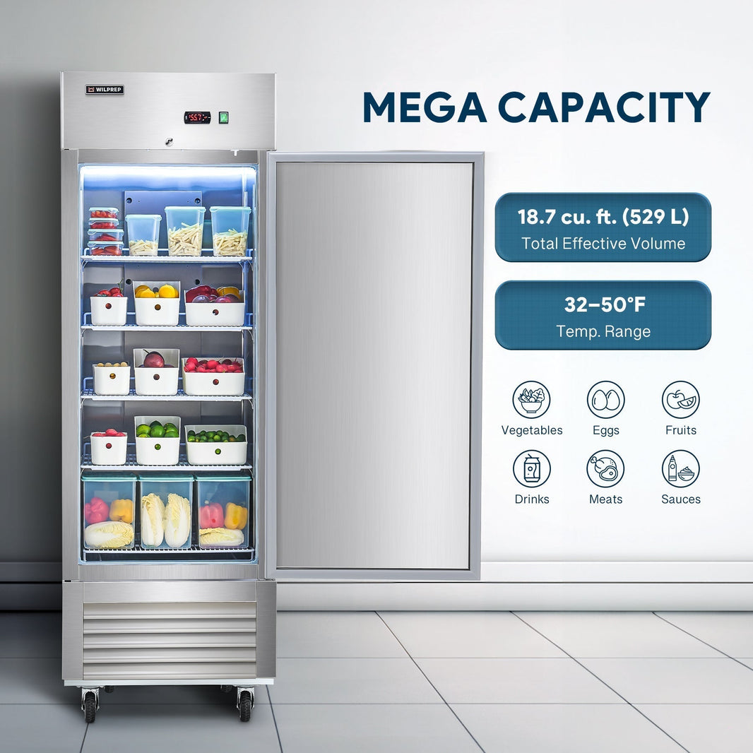 1 Door vs 2 Door Commercial Refrigerator: Size & Capacity Guide