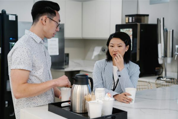 how to set up an office kitchen