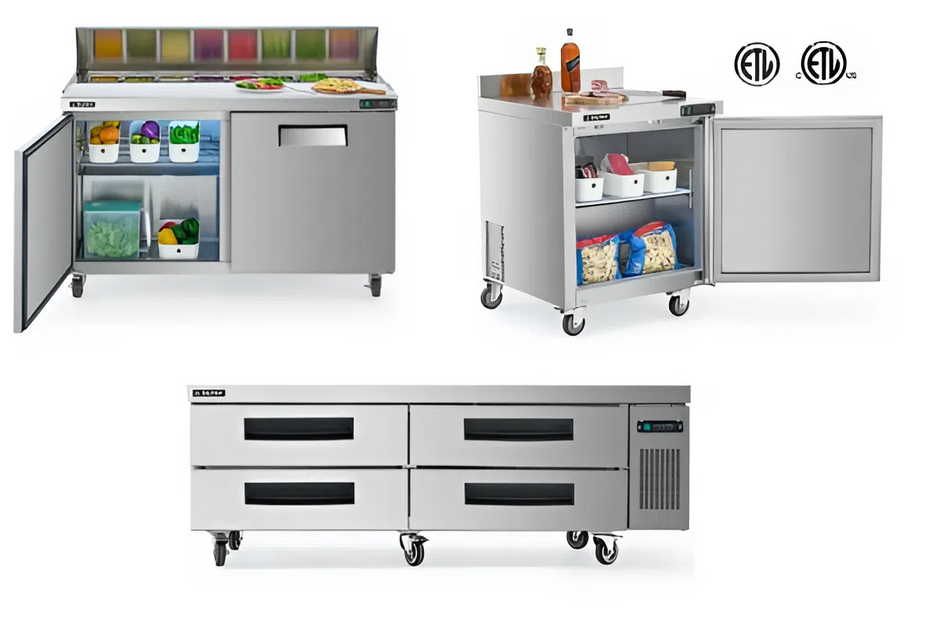 prep table refrigerator types