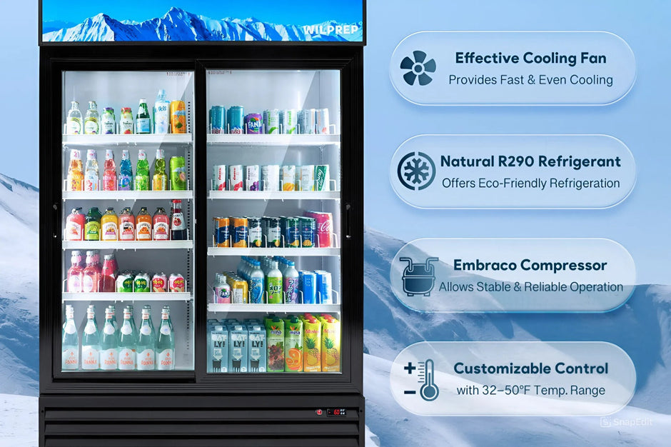 what type of refrigerant is used in commercial refrigerators