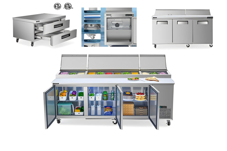 different types of worktop refrigerators and the differences between them