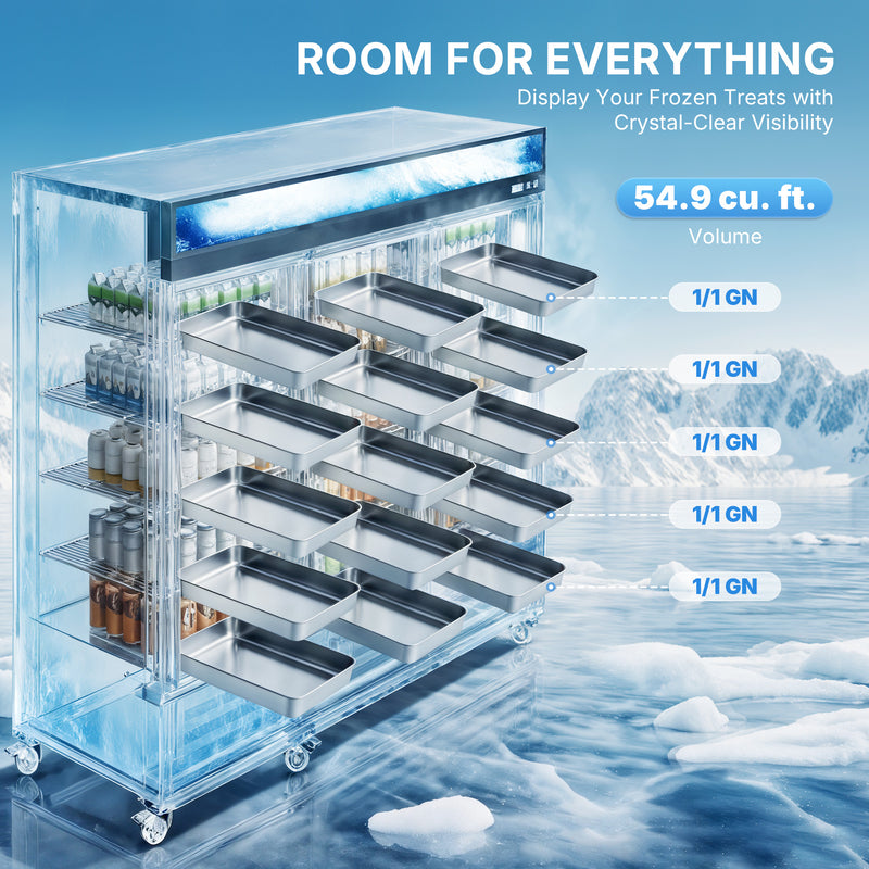 Glass Door Commercial Refrigerator