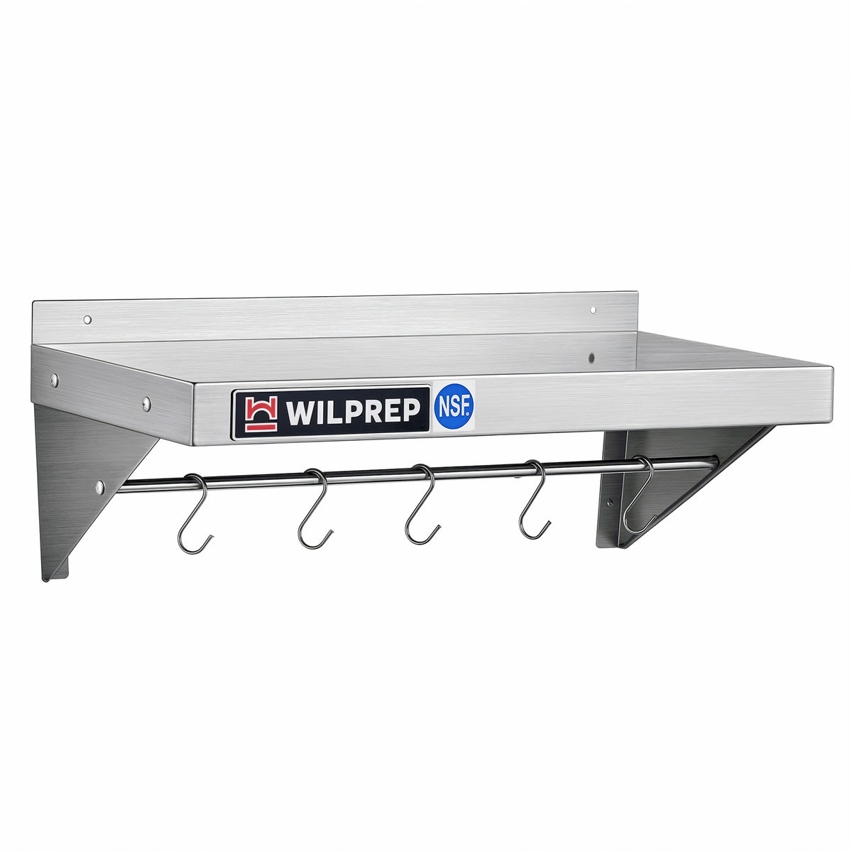 NSF Stainless Steel Wall Mount Shelf
