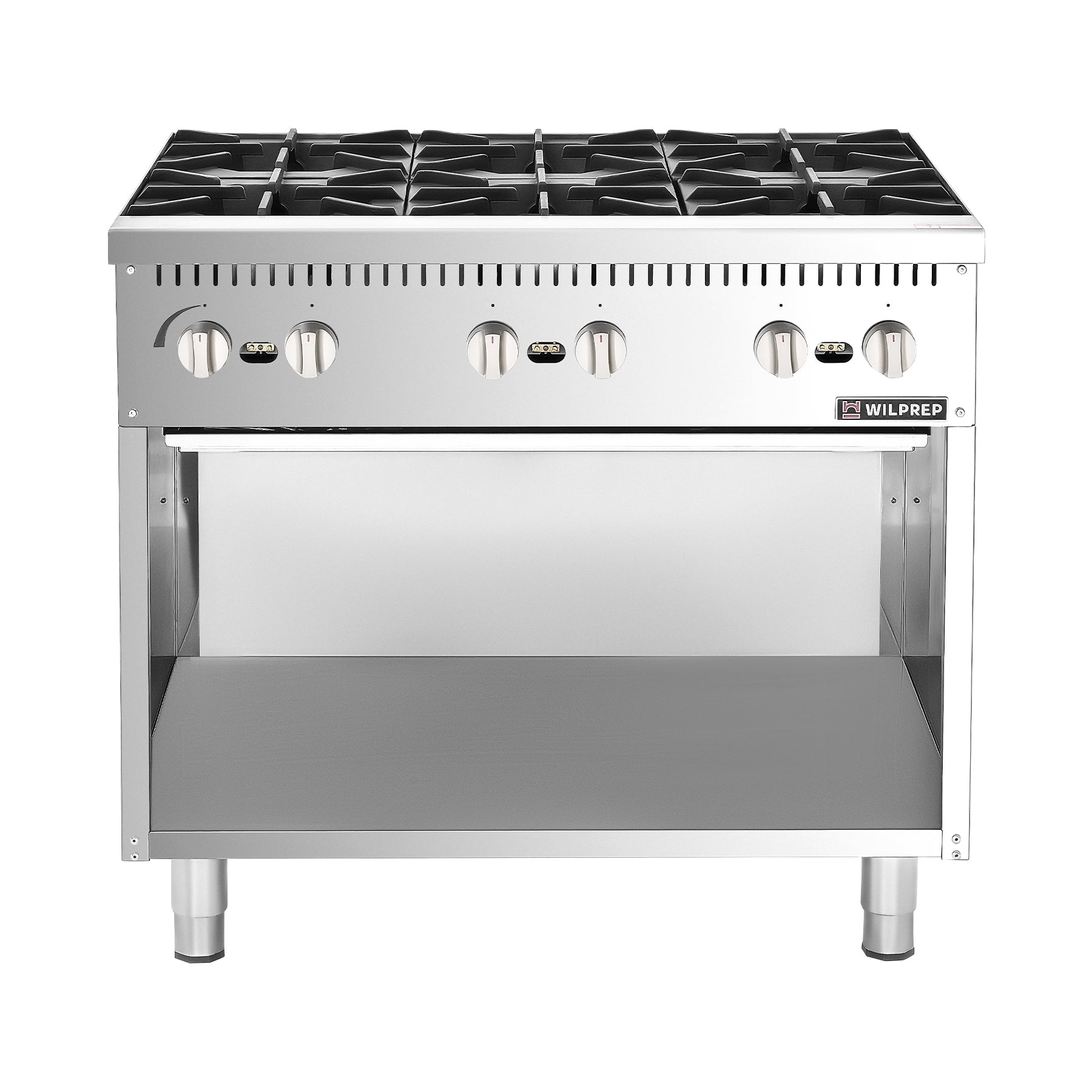 Gas Range with Storage Base