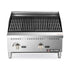 24" Commercial Radiant Charbroiler with 2 35000 BTU U-Shaped Burner