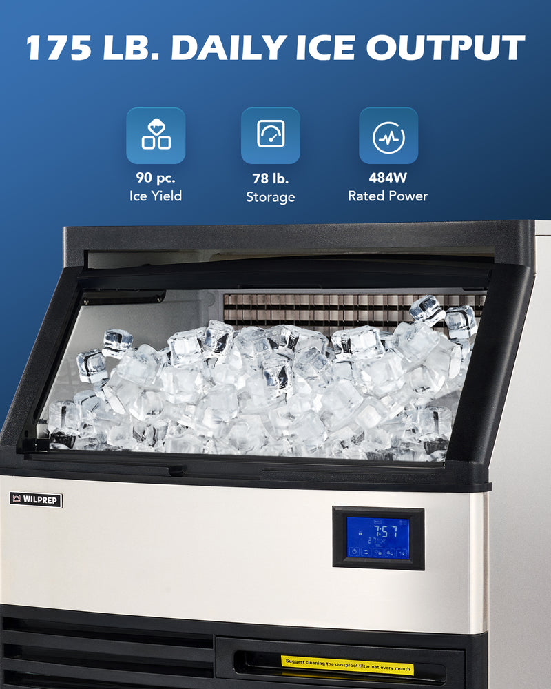Buy Wilprep 175lb Commercial Ice Maker Machine for Sale – Wilprep