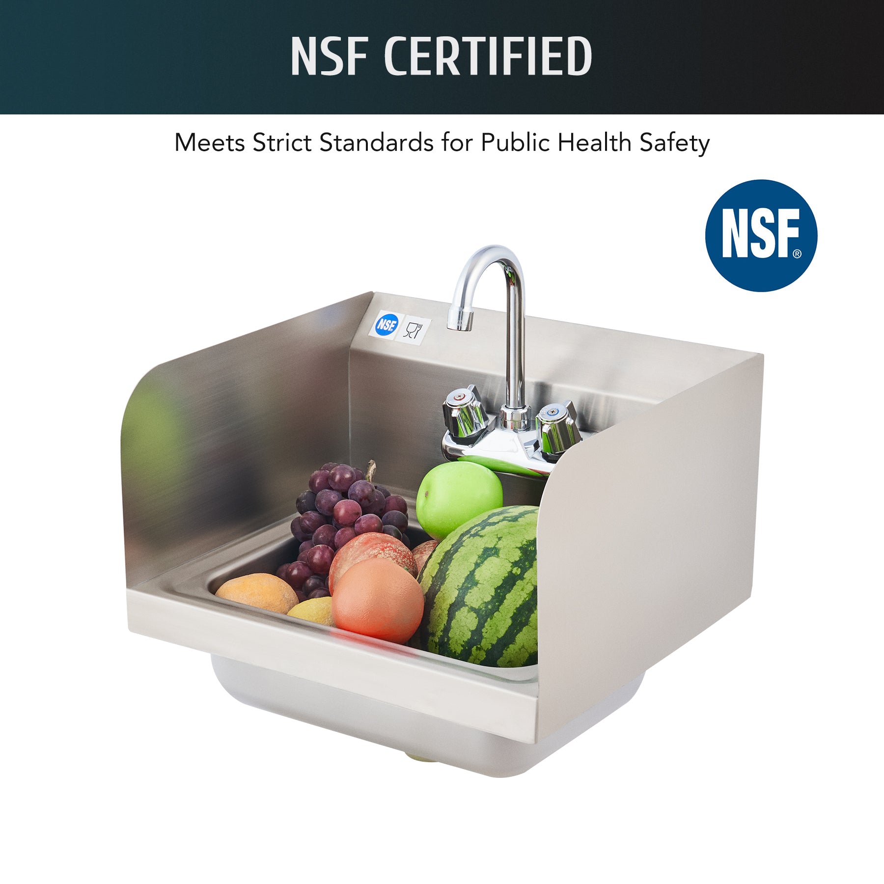 Stainless Steel Wall Mount Utility Sink