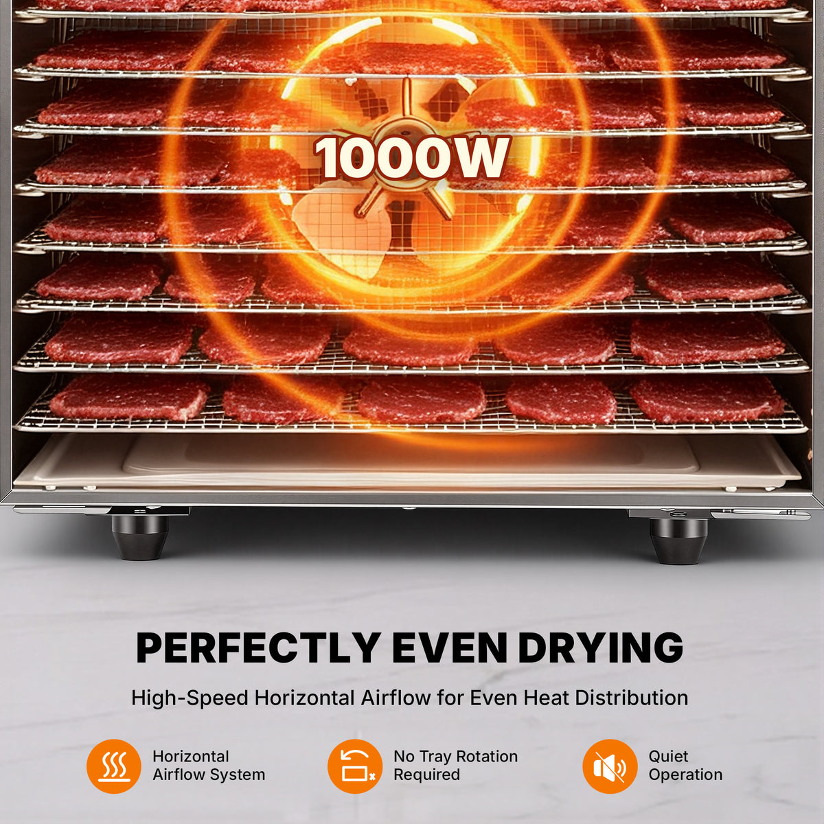 Wilprep - Food Dehydrator for Jerky Food Dryer