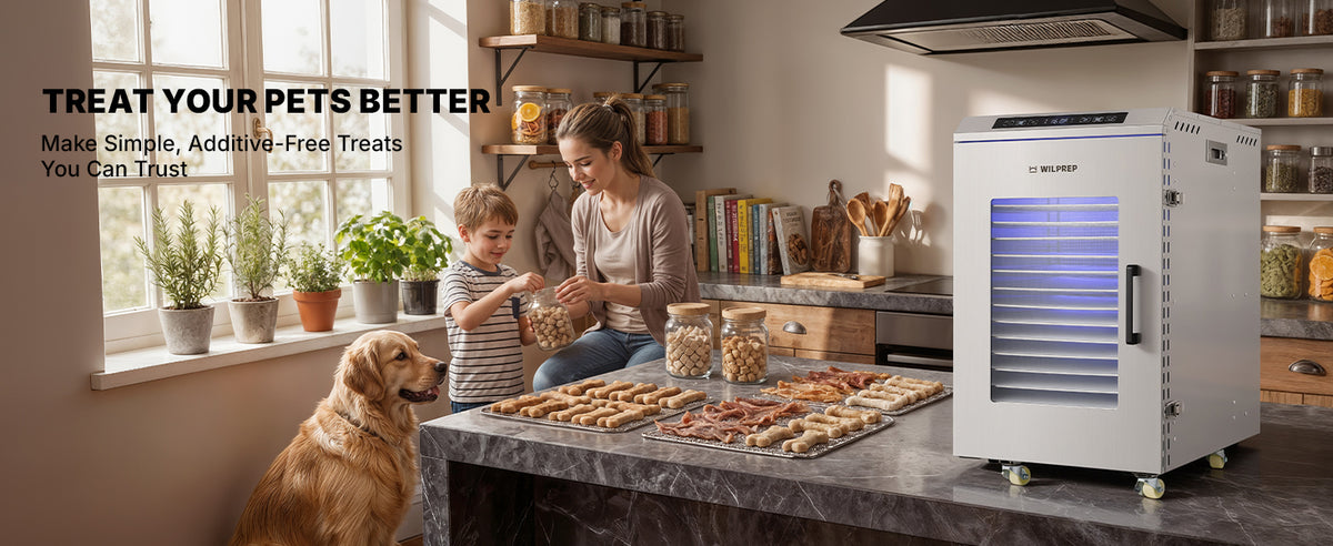 Wilprep - Food Dehydrator for Jerky Food Dryer