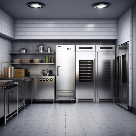 wilprep solid door reach in freezer