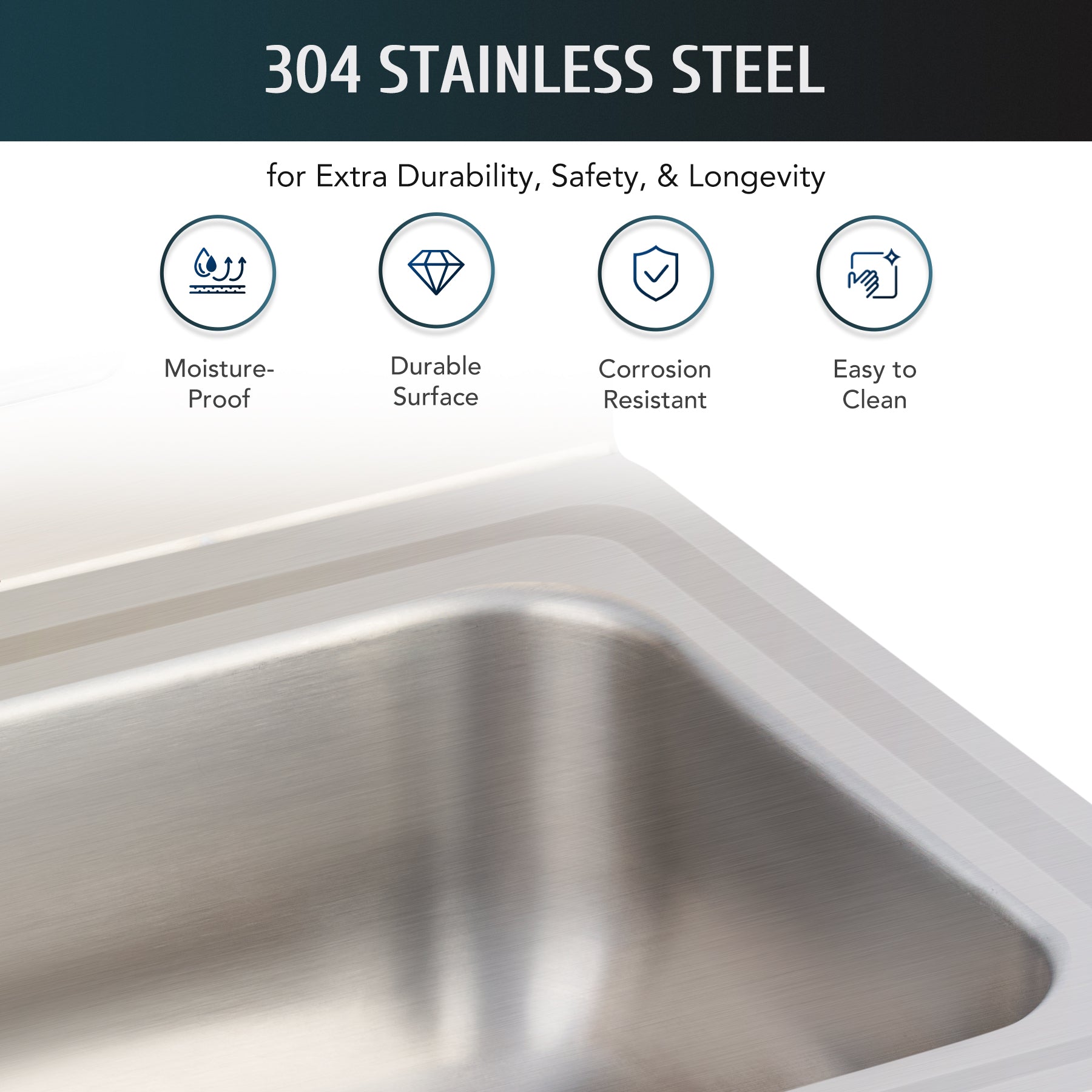 Stainless Steel Wall Mount Utility Sink