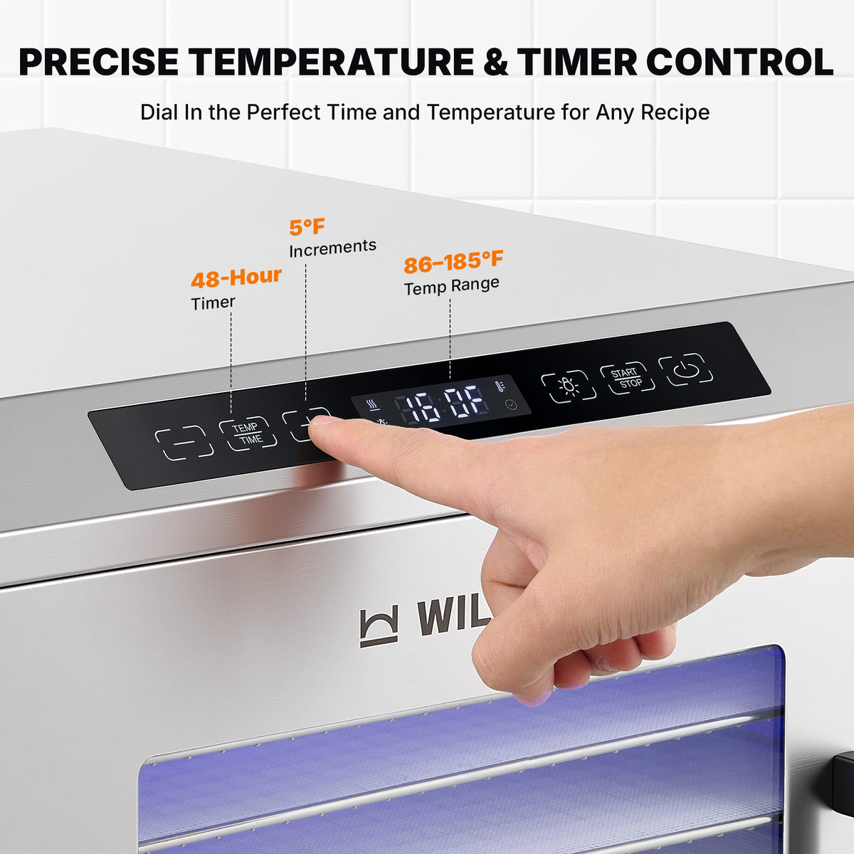 Wilprep - Food Dehydrator for Jerky Food Dryer