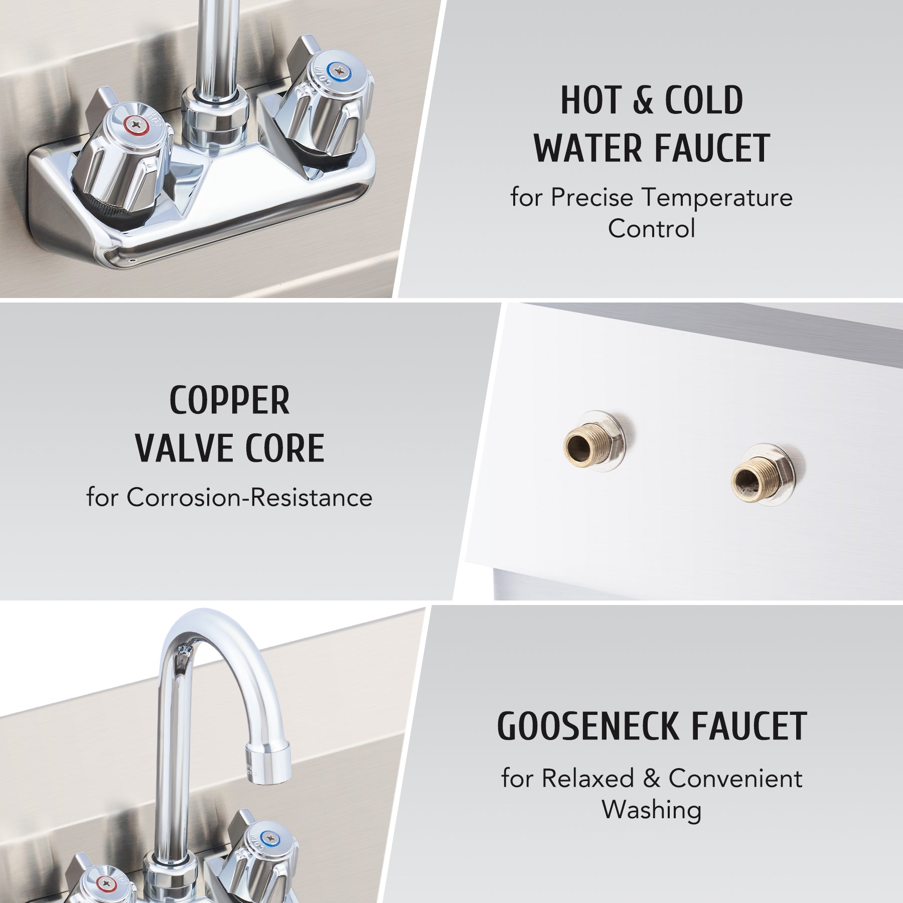 Stainless Steel Wall Mount Utility Sink