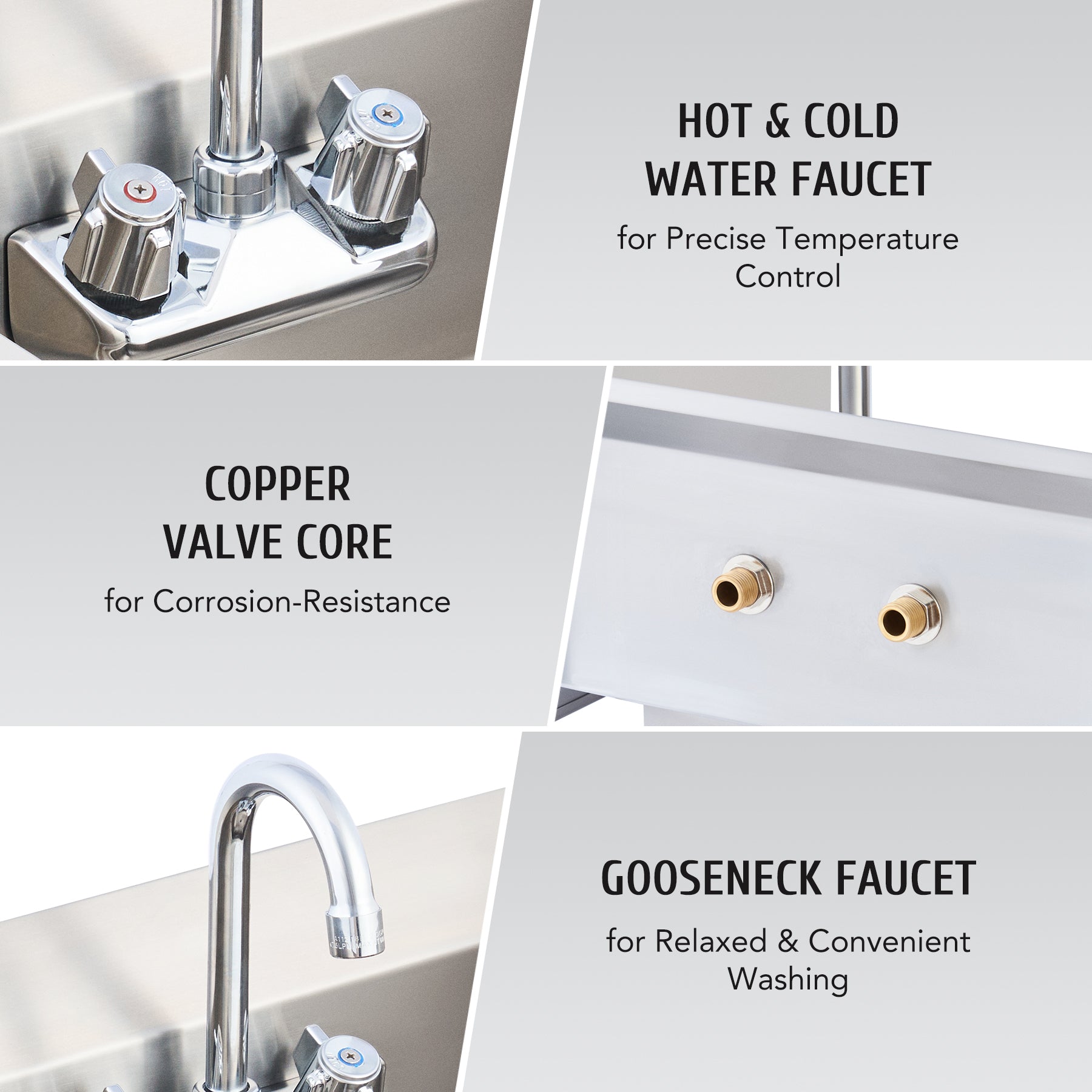 Stainless Steel Wall Mount Utility Sink