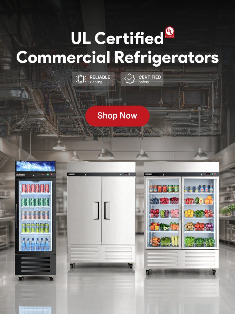UL certified commercial fridge