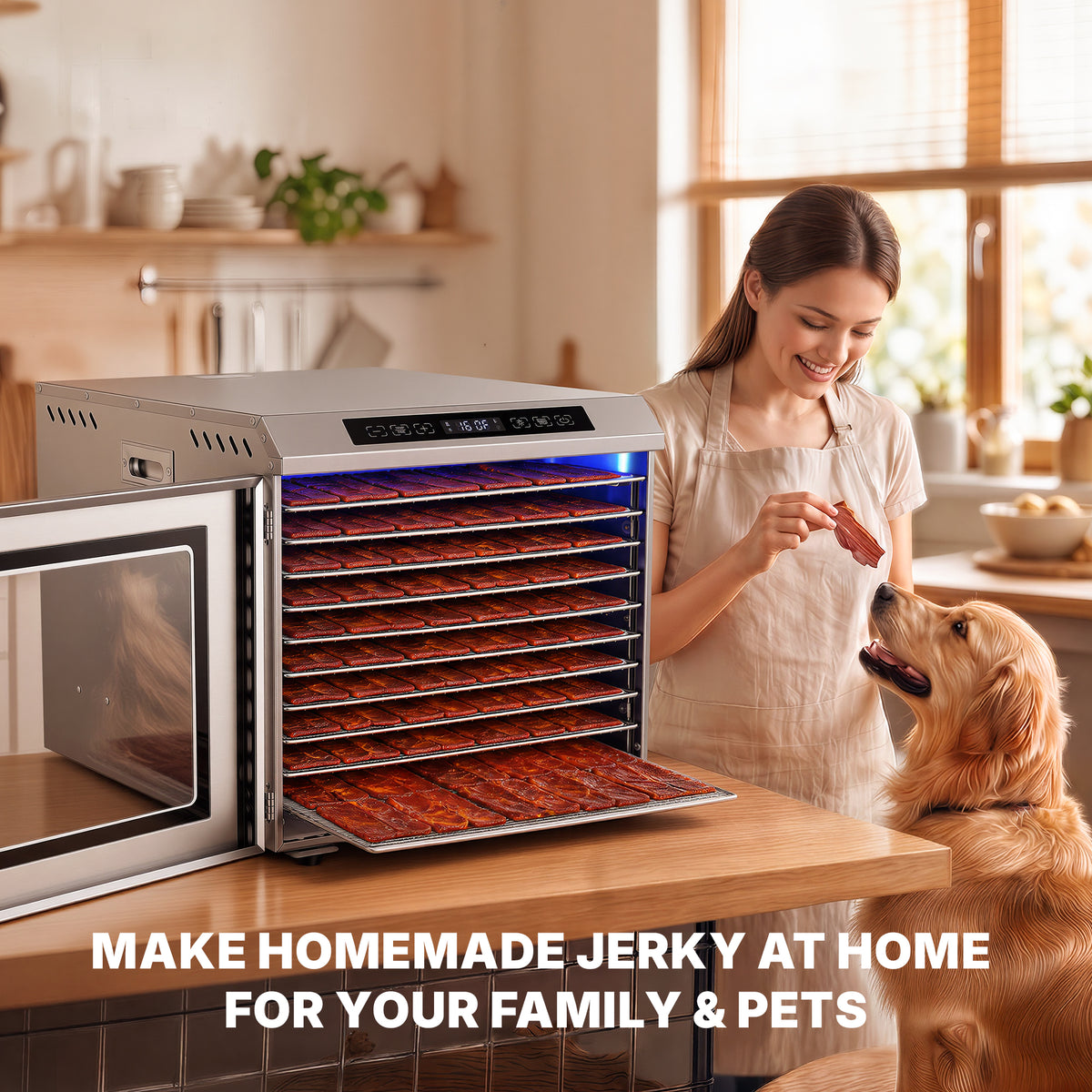 Wilprep - Food Dehydrator for Jerky Food Dryer