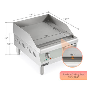 Electric and Gas Griddle