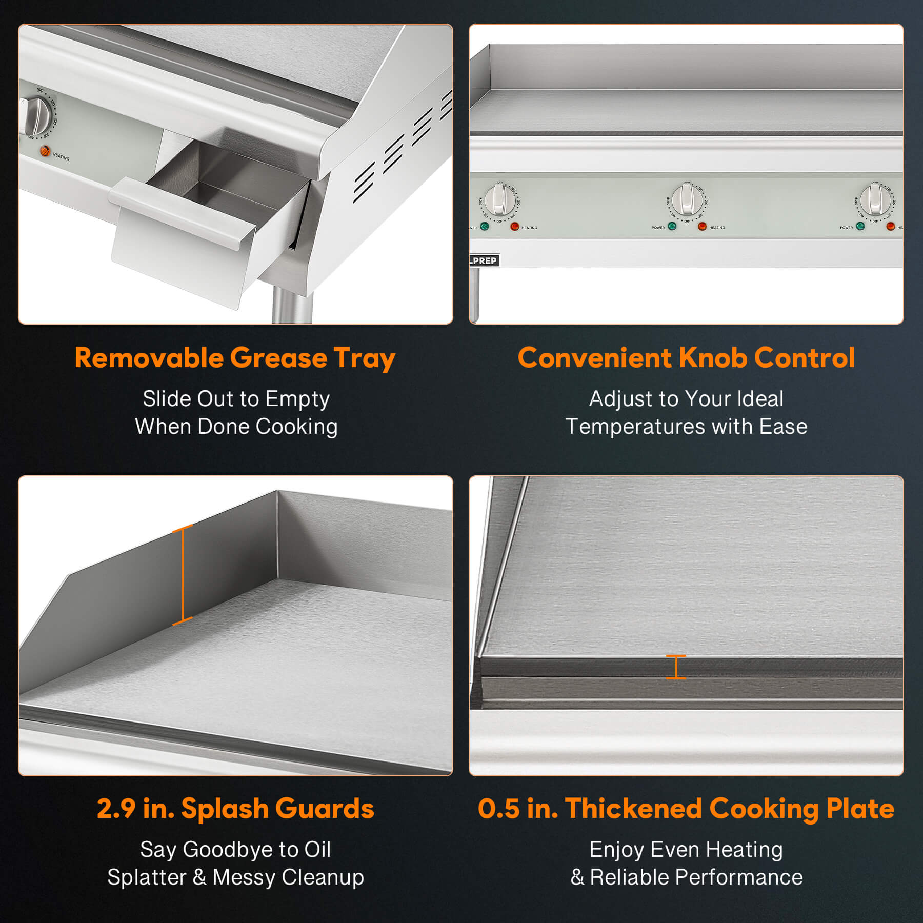 36 Inch Electric Commercial Griddle