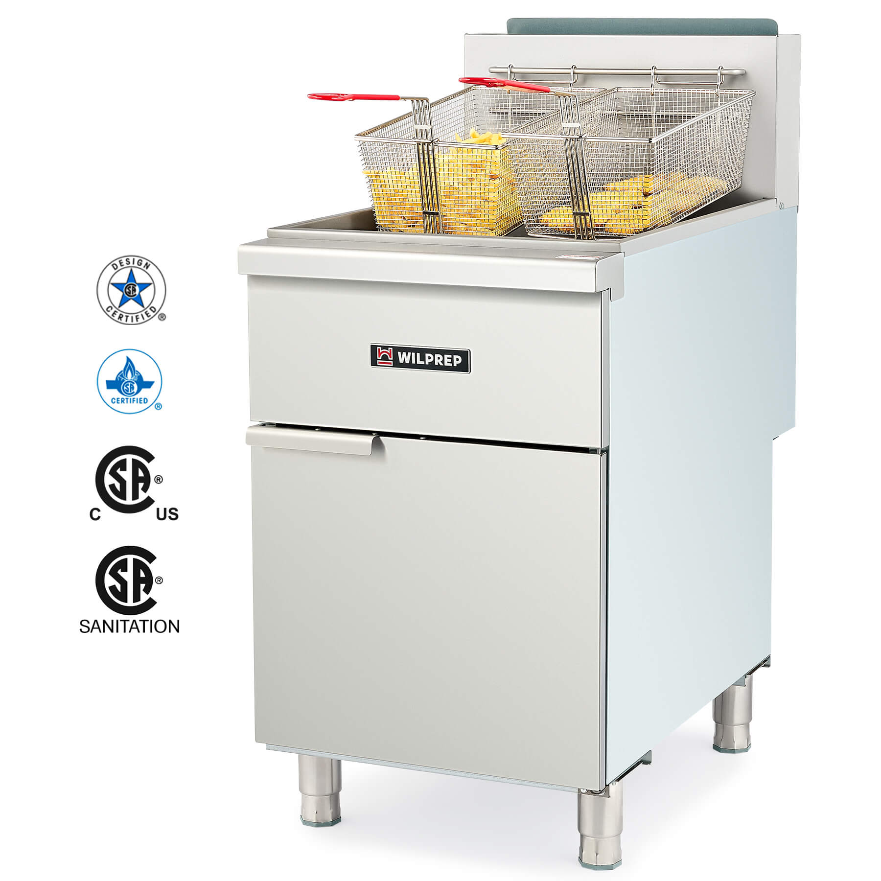 Propane Deep Fryer with 2 Baskets Liquid Propane