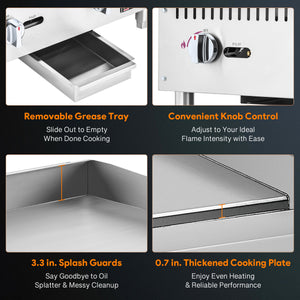 Outdoor Built in Gas Griddle