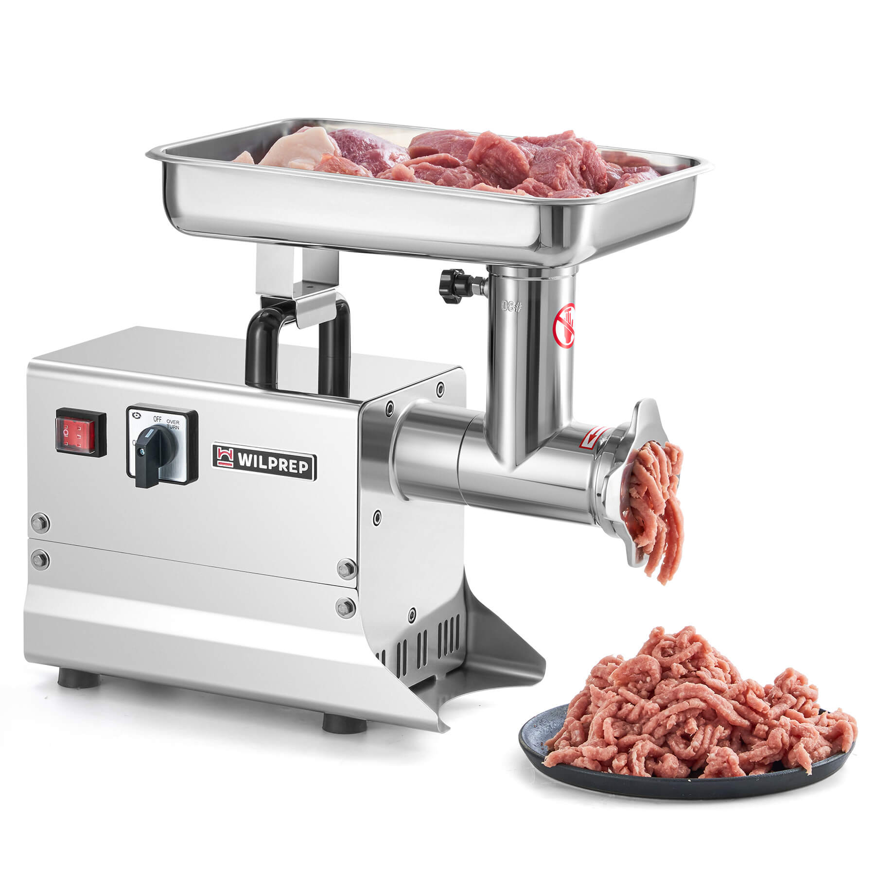 300W Electric Meat Grinder with Reverse Function ETL Approved-110V,2/5 hp